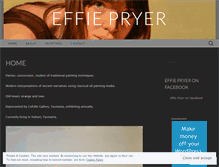 Tablet Screenshot of effiepryer.com